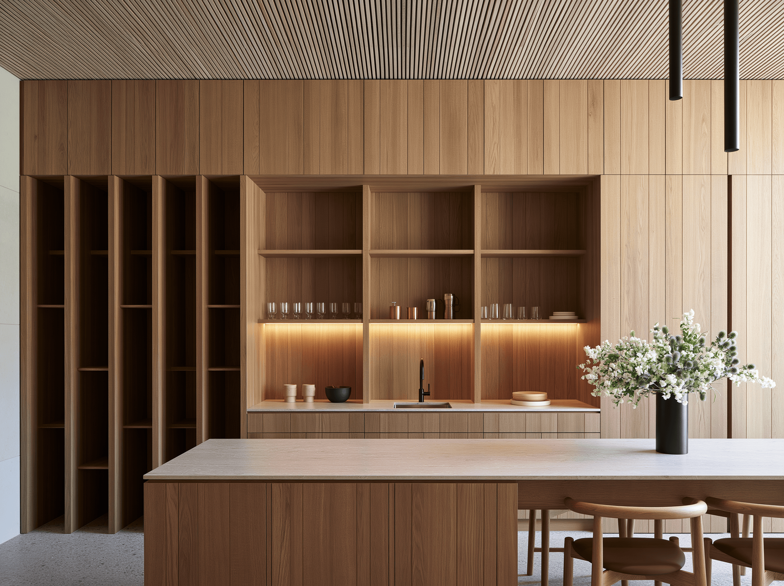 Walk-in pantry and storage joinery visual reference